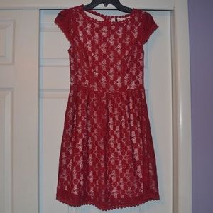 Red Lace Dress